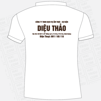 ao thun nhan vien dieu thao chuyen nau tiec tai nha