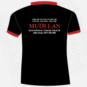 ao thun nhan vien muoi lan nhan nau gia cong cac dam tiec