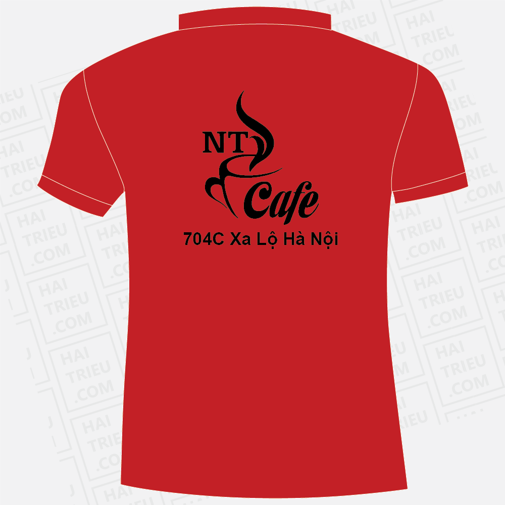 ao thun nhan vien nam thanh coffee