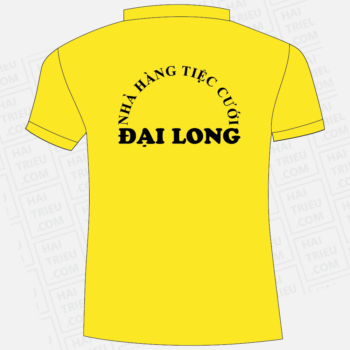 ao thun nhan vien nha hang tiec cuoi dai long