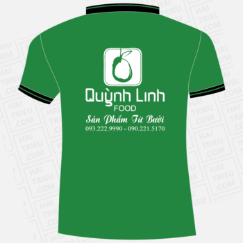 ao thun nhan vien quynh linh food san pham thu buoi