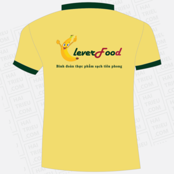 ao thun nhan vien cleverfood binh doan thuc pham sach tien phong