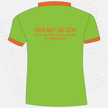 ao thun nhan vien dien may sai gon