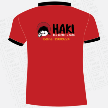 ao thun nhan vien haki tea coffee & food