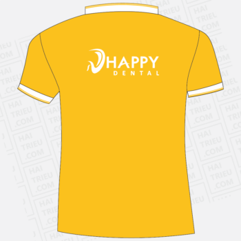 ao thun nhan vien happy dental