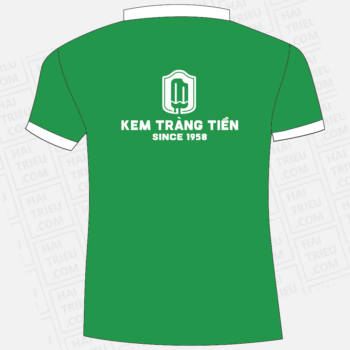 ao thun nhan vien kem trang tien since 1958