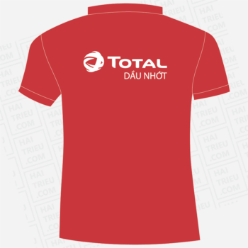ao thun nhan vien quang cao total dau nhot