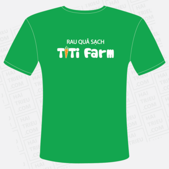 ao thun nhan vien rau qua sach titi farm