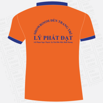 ao thun nhan vien showroom den trang tri ly phat dat