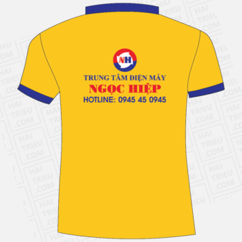 ao thun nhan vien trung tam dien may ngoc hiep
