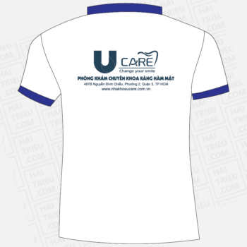 ao thun nhan vien ucare dental