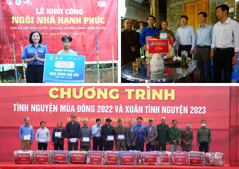 chuong trinh tinh nguyen mua dong 2022 tinh hoa binh