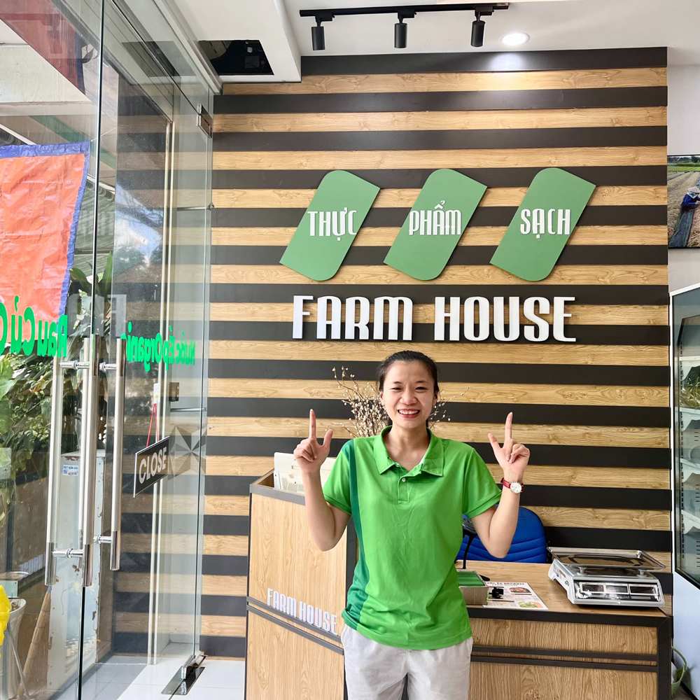 hinh anh dong phuc farm house thuc pham sach