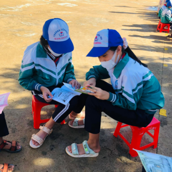 non luoi trai hoc sinh truong tieu hoc kim dong