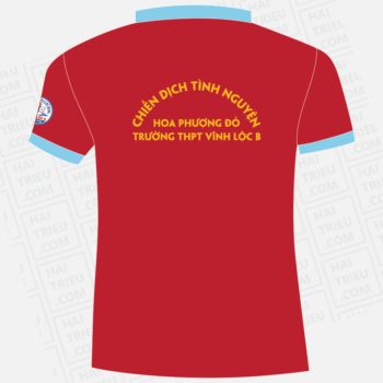 ao thun cdtn hoa phuong do 2022 truong thpt vinh loc b