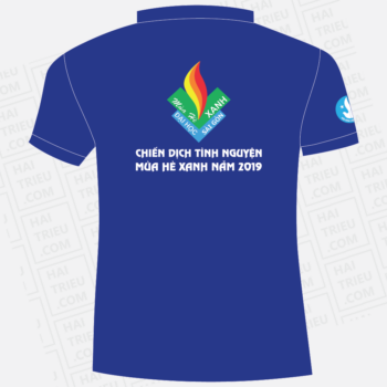 ao thun chien dich tinh nguyen mua he xanh 2019 dai hoc sai gon