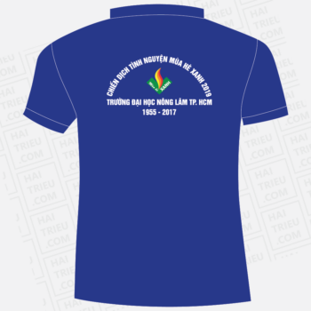 ao thun chien dich tinh nguyen mua he xanh 2019 truong dai hoc nong lam tp hcm