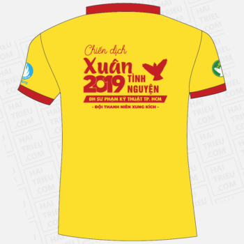 ao thun chien dich xuan tinh nguyen 2019 doi thanh nien xung kich dh su pham ky thuat tp hcm