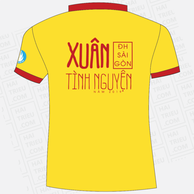 ao thun chien dich xuan tinh nguyen 2019 truong dai hoc sai gon