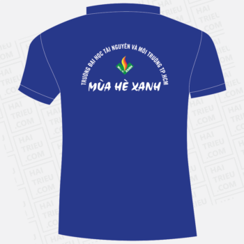 ao thun mua he xanh 2020 truong dai hoc tai nguyen va moi truong tp hcm
