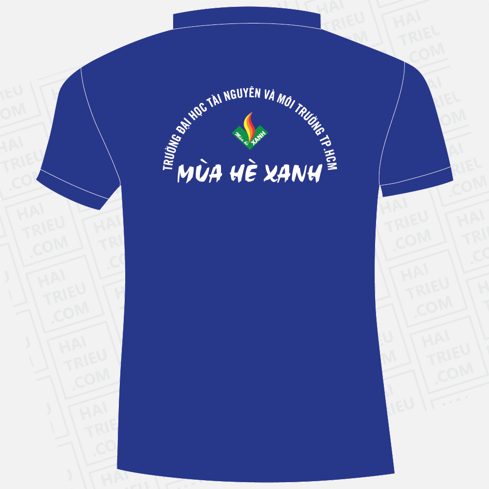 ao thun mua he xanh 2020 truong dai hoc tai nguyen va moi truong tp hcm
