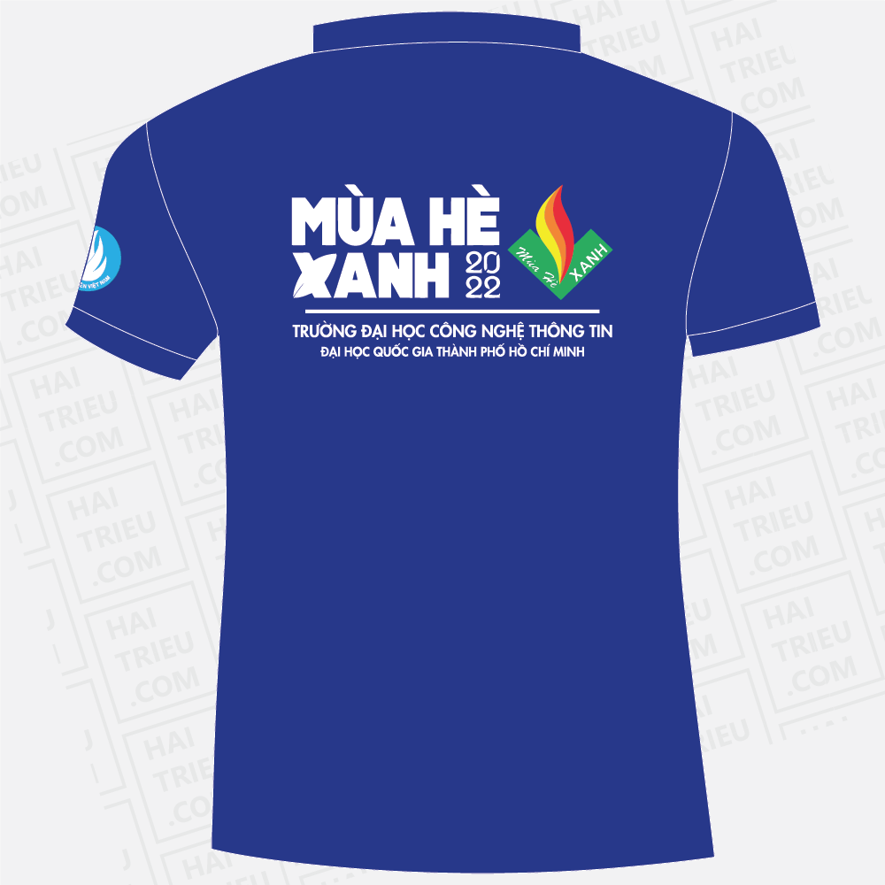 ao thun mua he xanh 2022 truong dai hoc cong nghe thong tin dhqg tp hcm