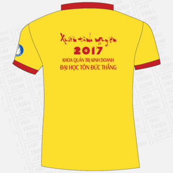 ao thun xuan tinh nguyen 2017 khoa quan tri kinh doanh dai hoc ton duc thang