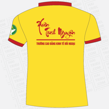 ao thun xuan tinh nguyen 2021 truong cao dang kinh te doi ngoai