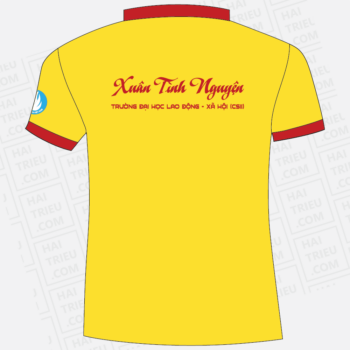 ao thun xuan tinh nguyen truong dai hoc lao dong xa hoi csii