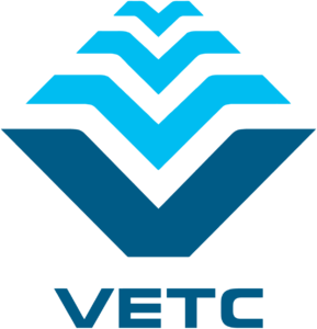 Logo Truong Cao dang Kinh te Ky thuat Vinatex