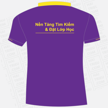 ao thun nhan vien edutalk nen tang tim kiem & dat lop hoc