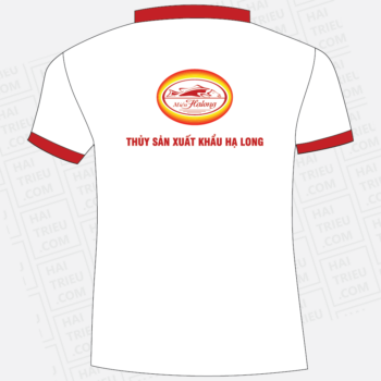 ao thun nhan vien mien ha long thuy san xuat khau ha long