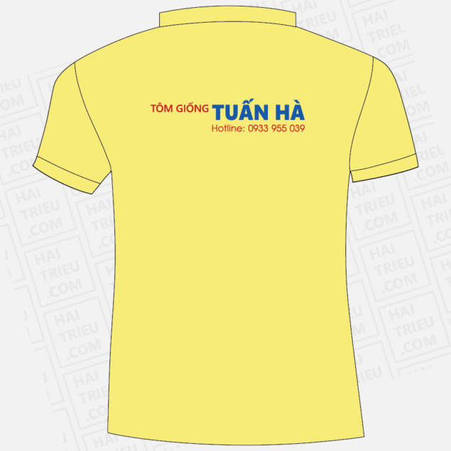 ao thun nhan vien tom giong tuan ha thuong hieu cua chat luong