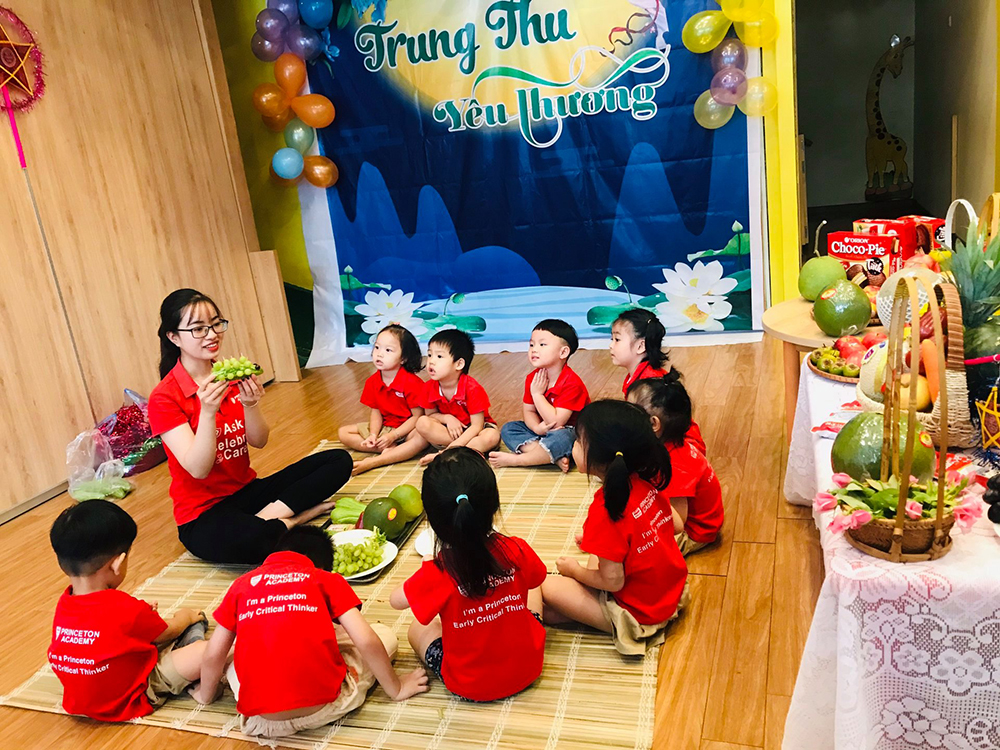 dong phuc hoc sinh he thong mam non princeton academy