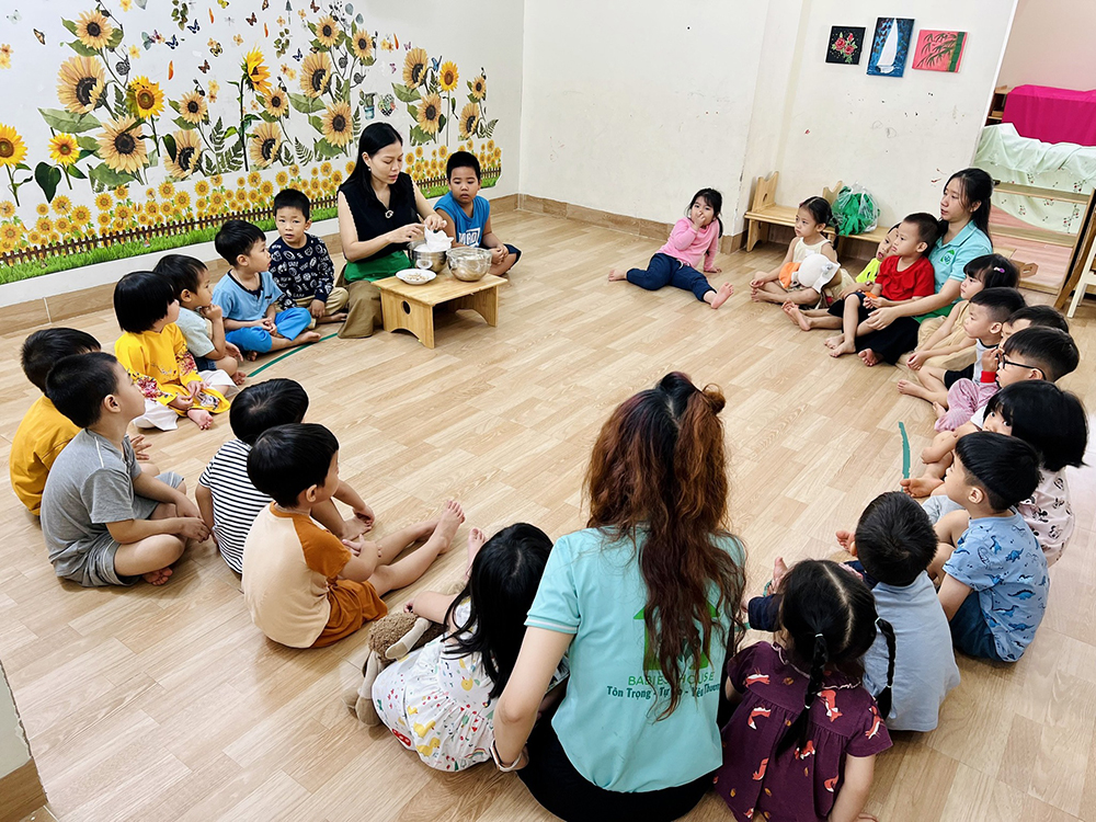 dong phuc hoc sinh mam non babies'house