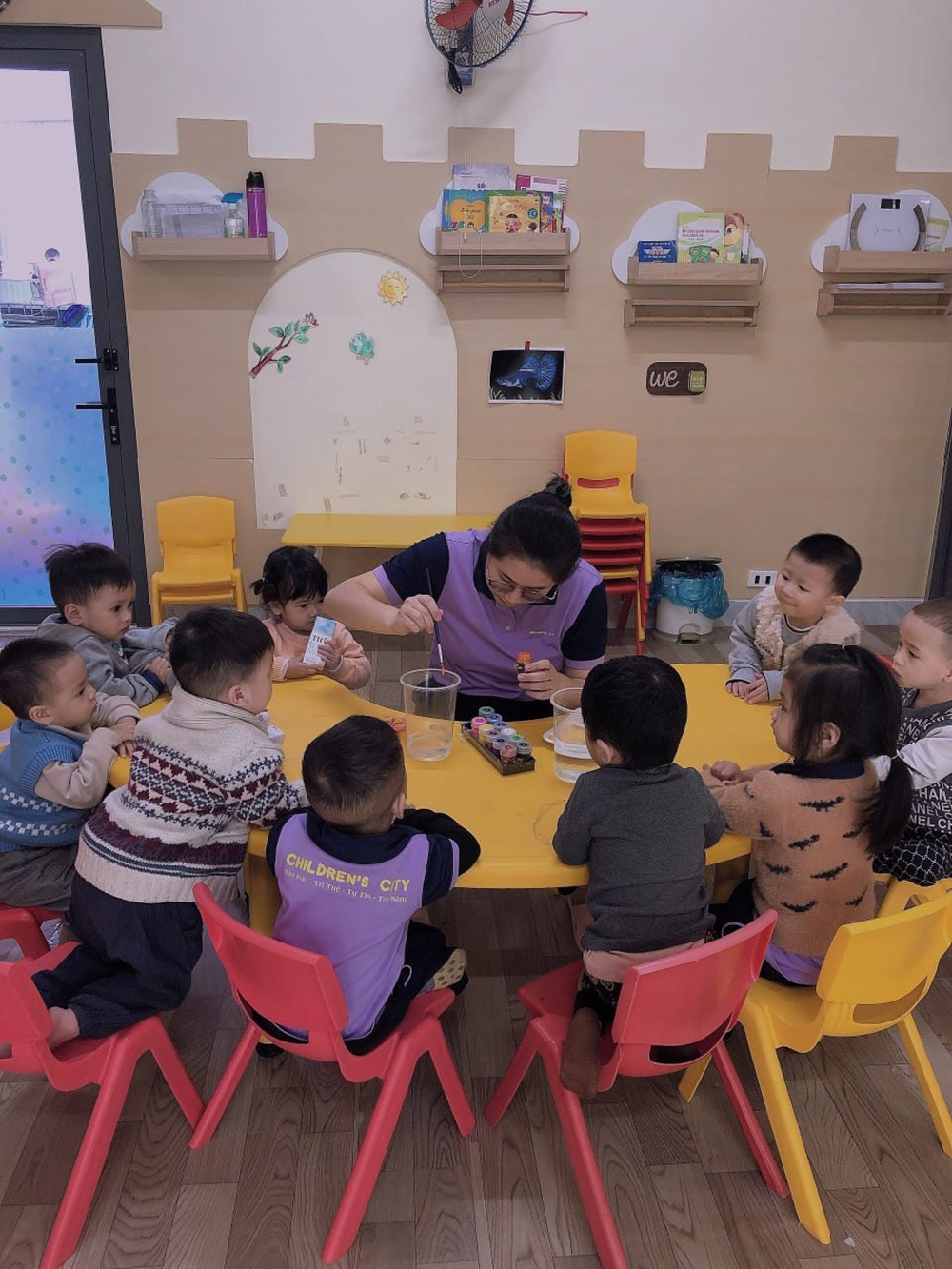 dong phuc truong mam non children's city