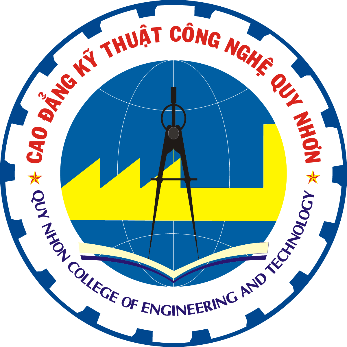 Logo Truong Cao dang Ky thuat Cong nghe Quy Nhon