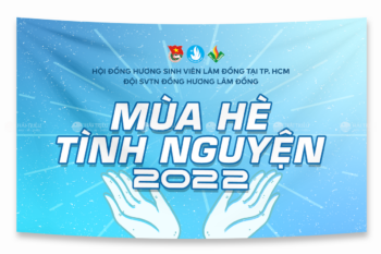 Cờ Mùa Hè Tình Nguyện 2022 HĐH Sinh Viên Lâm Đồng TPHCM