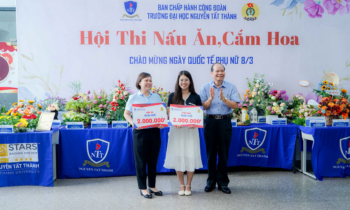 hinh anh khan trai ban truong dai hoc nguyen tat thanh