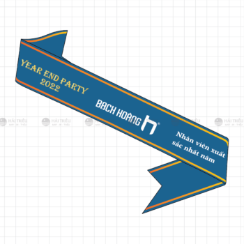bang deo chao year end party 2022 bach hoang - nhan vien xuat sac nhat nam